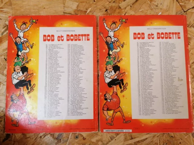 Livre lot de 2  BD de 1980- Bob et Bobette - numéro 129 et 144 2