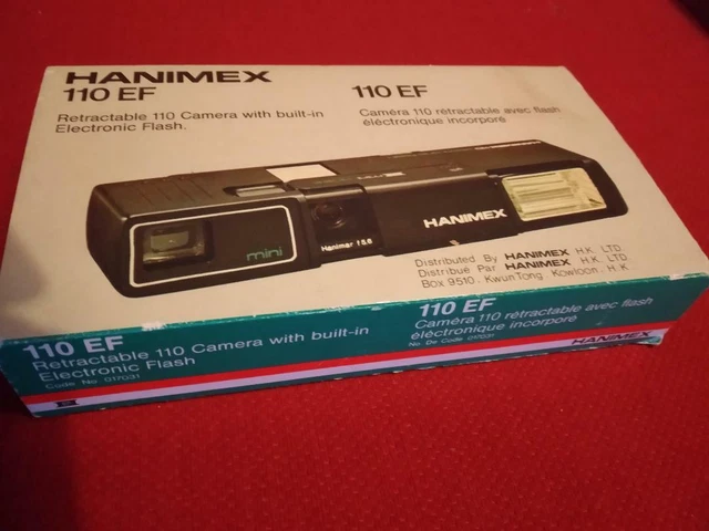 110 Pocket Camera / Hanimex 110 DF / Vintage 1988 (Testé) - Photo, audio & vidéo