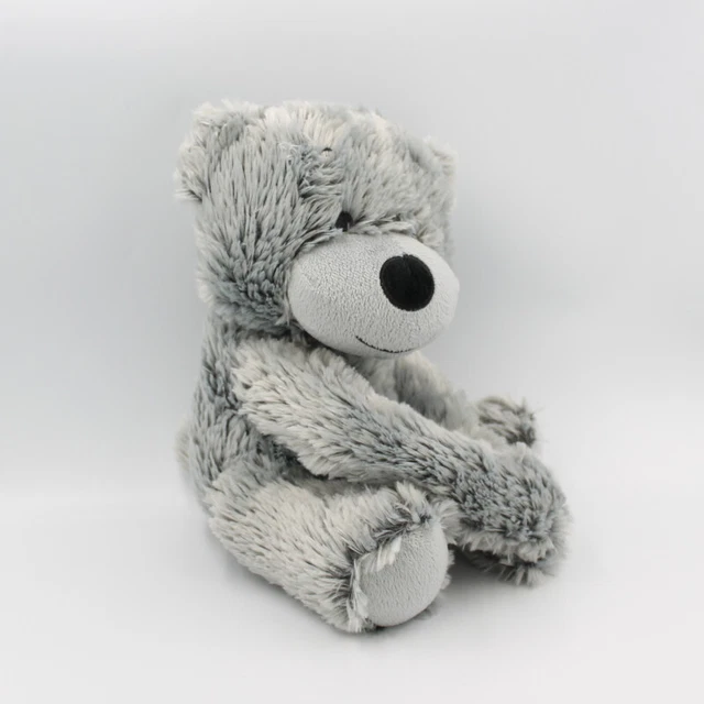 Doudou peluche ours gris VANDERSICKEL - 29145