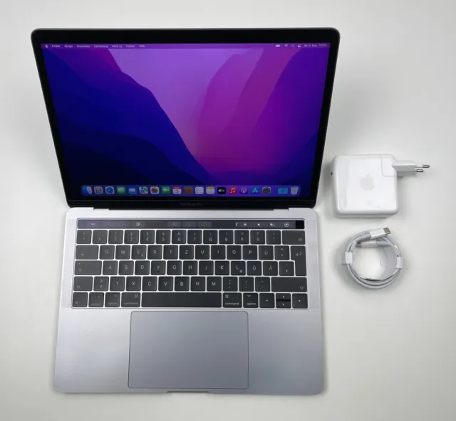 Apple MacBook Pro Retina TouchBar 13,3“ i7 3,3 Ghz 512 GB SSD 16 GB SPACE GREY