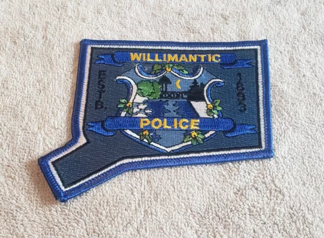 Willimantic Connecticut Police Shoulder Patch