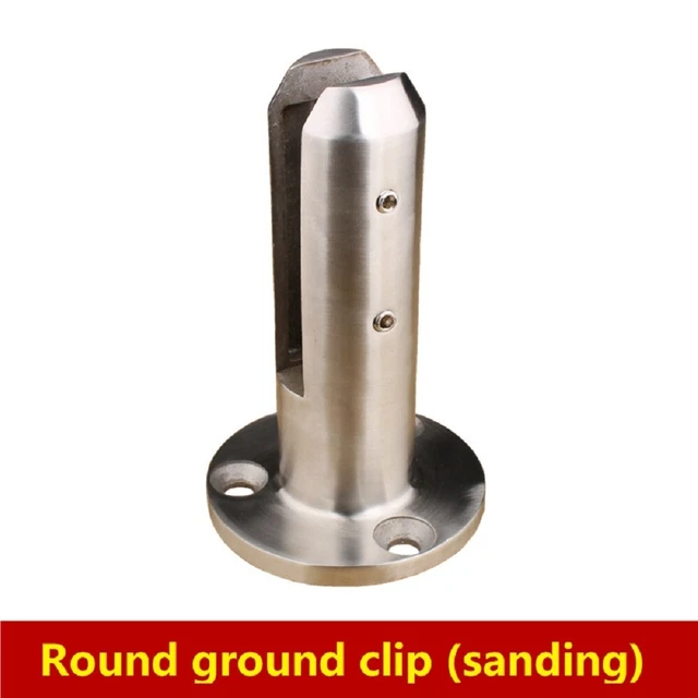 Stainless Steel Glass Clamp Glass Pool Fence Balustrade Railing Post FloorHolder