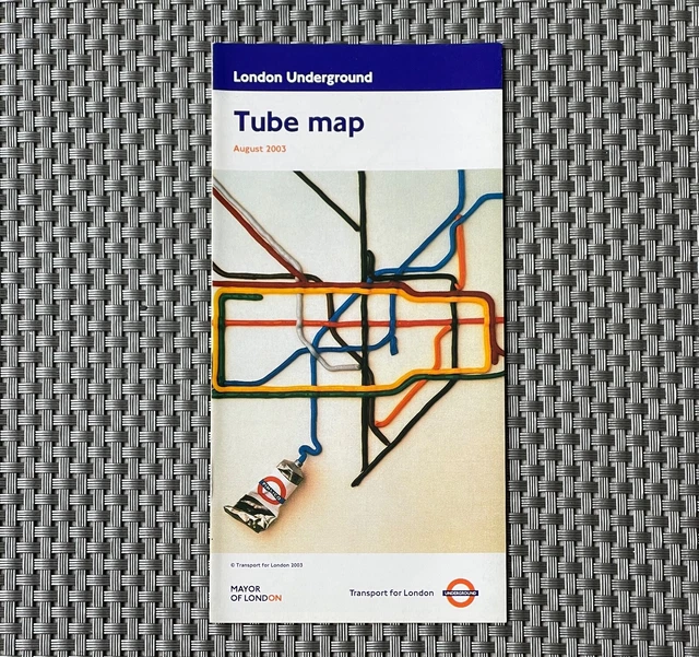 LONDON UNDERGROUND TUBE Map August 2003 Tate Gallery By Tube David ...