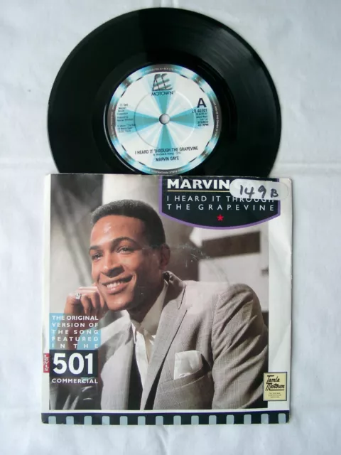 MARVIN GAYE - I Heard It Through The Grapevine 7" -  1986 UK Levi Ad Issue