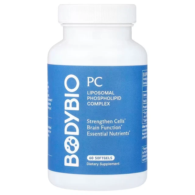 BODYBIO,LIPOSOMAL PHOSPHOLIPID COMPLEX,60 Softgels(650mg/Softgel ...