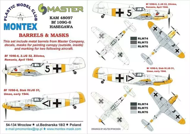 MONTEX KAM48097 Bf 109G-6 1:48