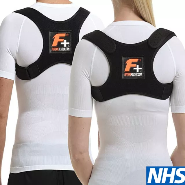 F+ Posture Corrector Neoprene Men Brace Bad Back Lumbar Women Support Strap Belt