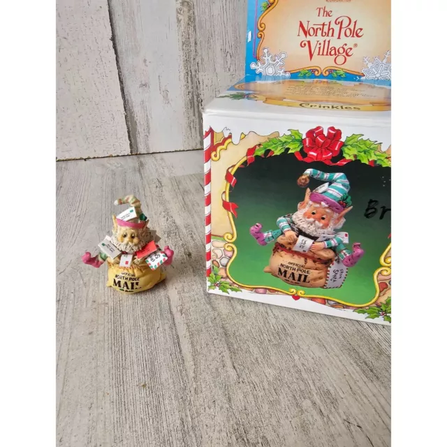 Enesco crinkles Sandi zimnicki North Pole village mail post office vintage rare