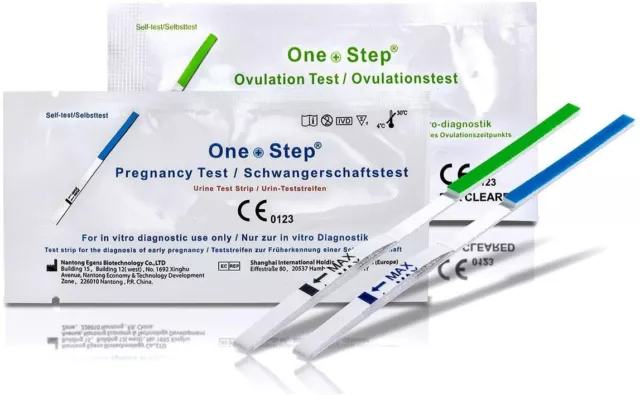 OneStep Kombipaket: 40 Ovulationstests und 10 Schwangerschaftstests