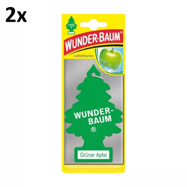 WUNDER-BAUM Zitrone Lemon Car Air Freshener Hanging Little Trees New