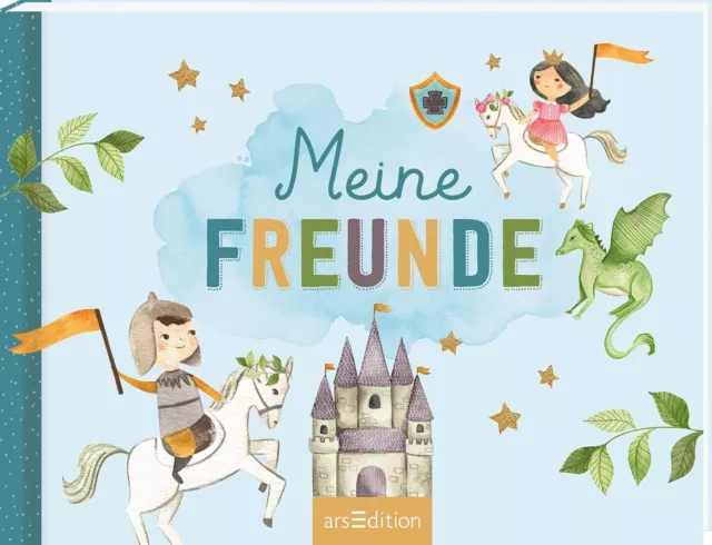 Freundebuch Ritter Meine Freunde ab 3 Jahren arsEdition + BONUS