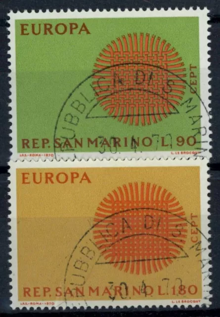 San Marino 1970 SG#889-890 Europa Cto Used Set #E36575