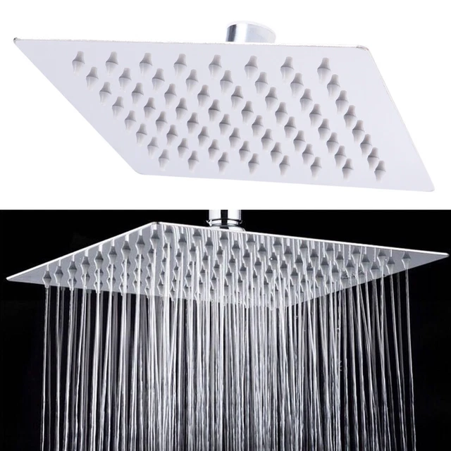 6 pollici soffioni doccia da incasso acciaio inox cascata ultrasottile soffioni doccia spazio