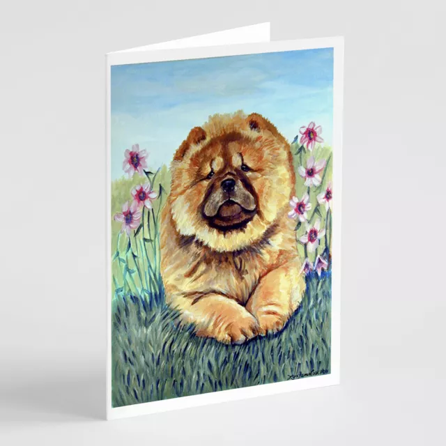 Chow Chow Greeting Cards Envelopes Pack of 8 7020GCA7P