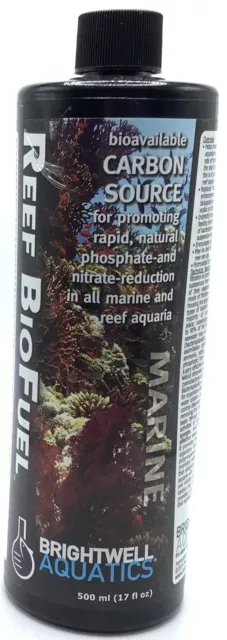 Brightwell Reef BioFuel 17OZ enhances Nutrient Uptake Fish Tank Additive 7/26