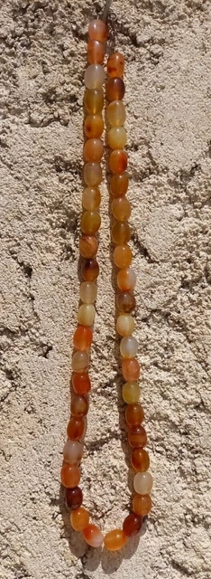 Collier Ancien En Perles D'ambre Pure – Poids 45 G – Origine Russie – Occasion