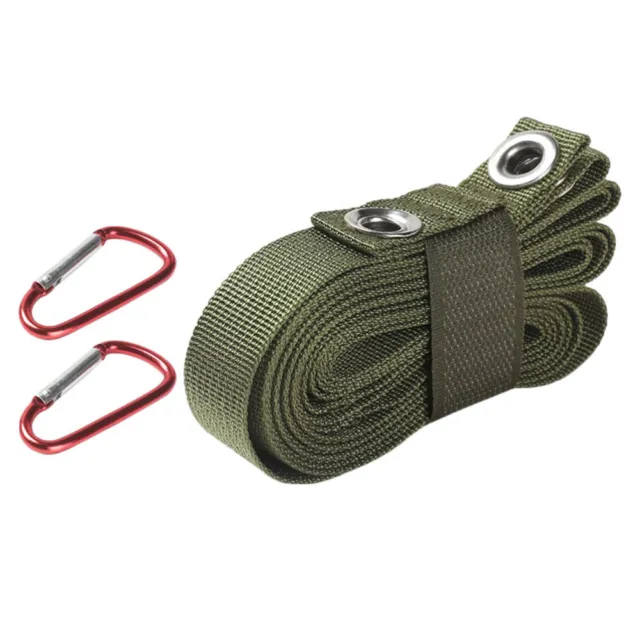 Camping Clothesline Strap Tent Hanging Rope Lanyard Portable
