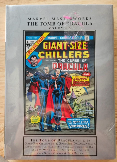 Tomb of Dracula Vol 3 Marvel Masterworks REGULAR COVER New HC Hardcover