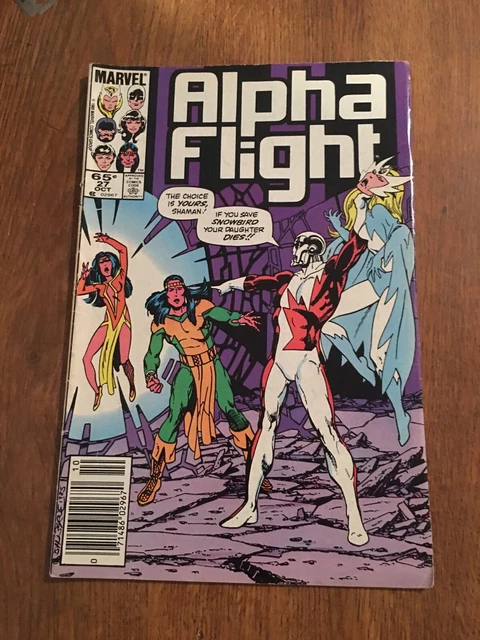 Alpha Flight #27 (Oct 1985, Marvel) Shaman and Snowbird