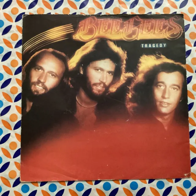 Bee Gees 7” Vinyl Single “ Tragedy “ 1977 Pressed In France Picture Sleeve