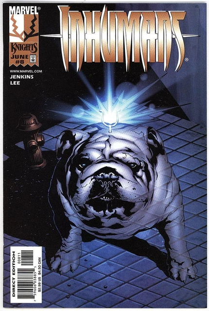 Inhumans 8 Vf/Nm 9.0 Hi Grade Jae Lee Black Bolt Medusa Marvel Knights 1999 Bin