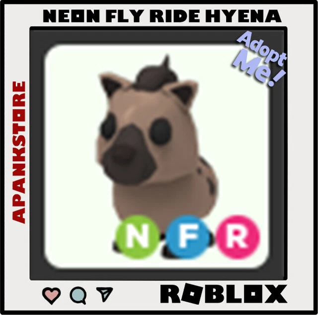 ROBLOX ADOPT ME - Neon Fly Ride Hyena EUR 11,16 - PicClick FR