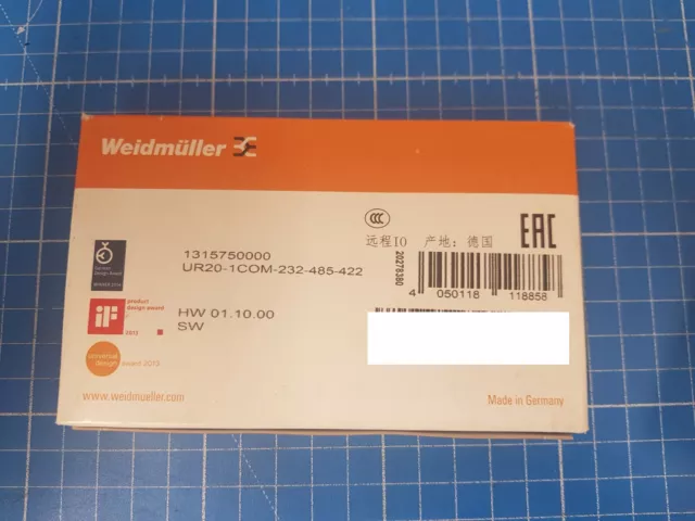 Weidmüller 1315750000 WEID Remote-IO-Modul UR20-1COM-232-485-422 2