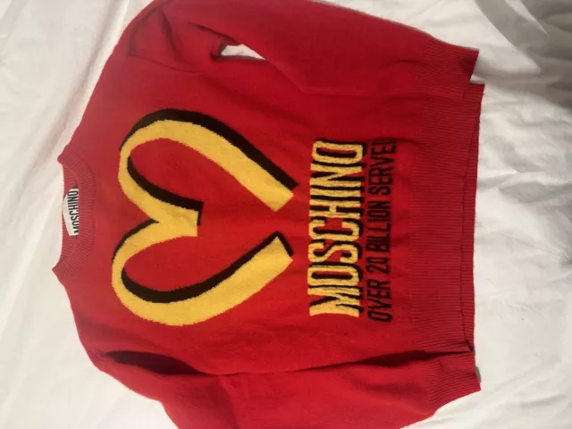 Moschino Jeremy Scott McDonald’s Rare Sweater