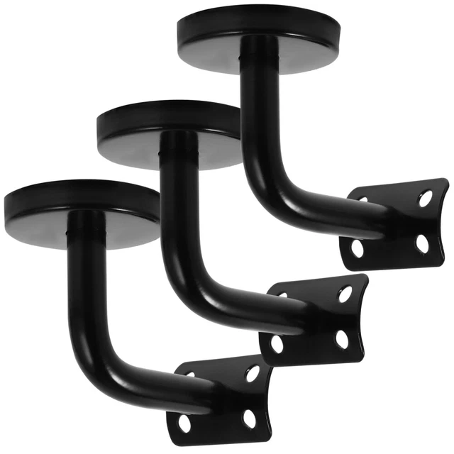 X AUTOHAUX Set di 4 staffe di montaggio da 10 mm per montanti a gas, colore argento, con viti