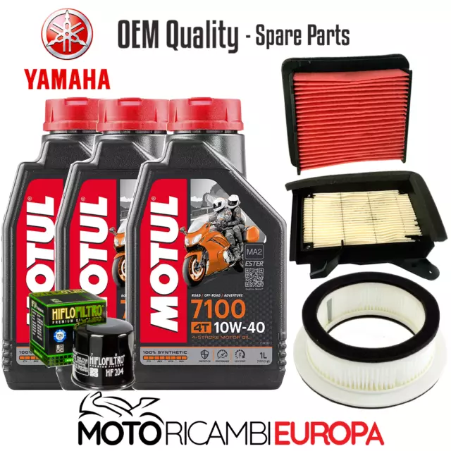 Kit Tagliando Yamaha Tmax 530 T-Max 2017 2018 2019 Olio Motul 7100 10W40  Filtri