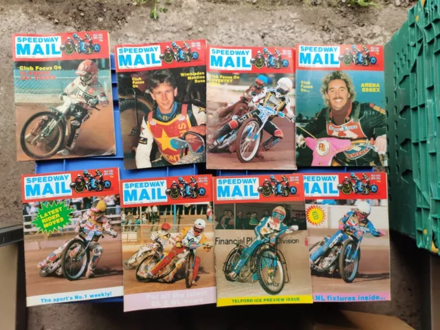 Speedway Mail International Magazine 1989 Complete 51 issues Vintage Collectible