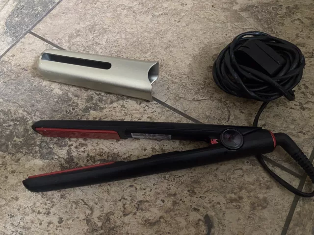 Ghd 5.0 Classic Hair Straighteners Fully Working Limited Edition Black & Red