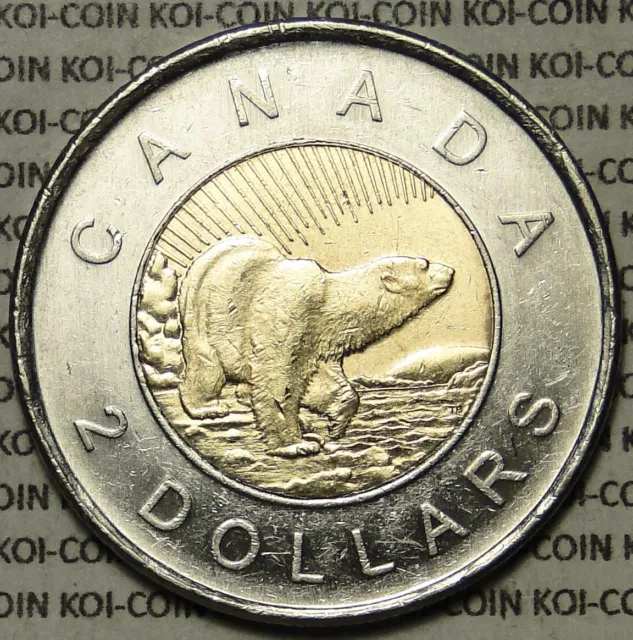 Canada 1996-2006 $2 dollar Churchill toonie coin circulated