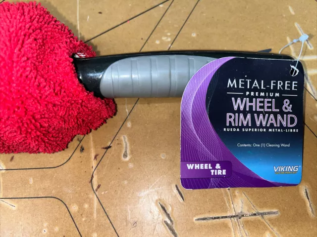 Master Wheel Brush Easy Reach Wheel And RIM Detailing Brush Soft Bristle US New