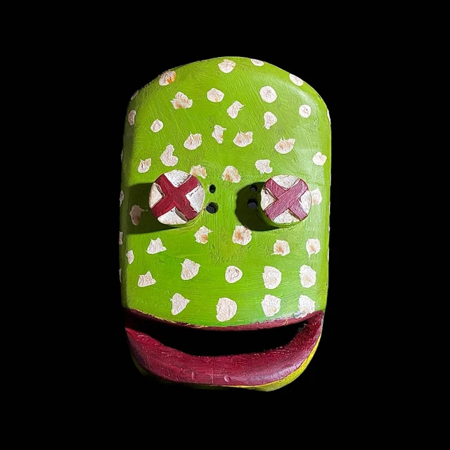 African Mask Lega Passport Mask Congo Wood Ceremonial Wall Hanging-8038 2