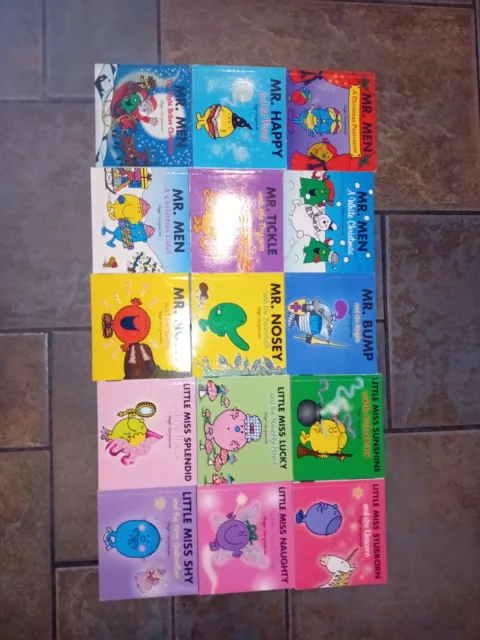 mr men and little miss books collection