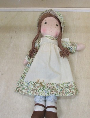 Vintage Holly Hobbie Knickerbocker stuffed cloth rag doll  15
