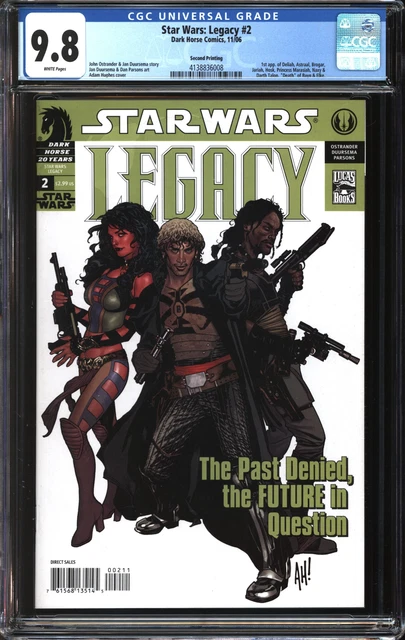 Star Wars: Legacy (2006) # 2 Second Printing CGC 9.8 NM/MT