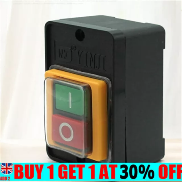 Motor For 10A 380V KAO-5 Drill Switch ON/OFF Water Proof Machine Push Button FC
