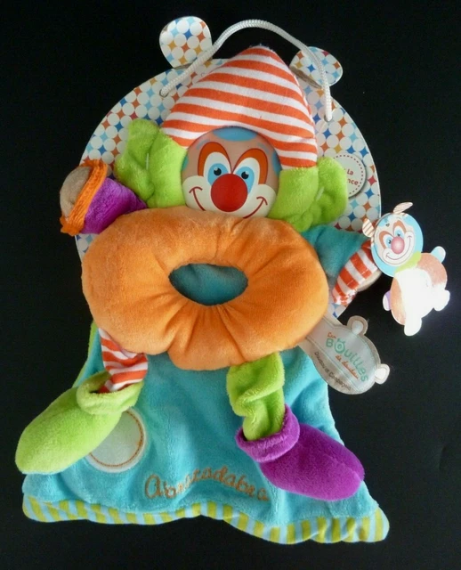 EB. DOUDOU ET COMPAGNIE LES BOUILLES SUPER CLOWN Abracadabra orange violet  NEUF