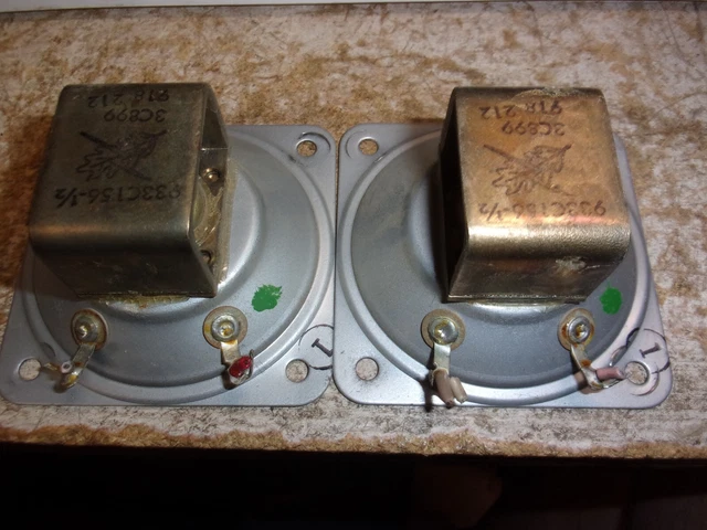 2 Vintage Zenith/Oaktron 3" Alnico Tweeters 2 Vintage Zenith/Oaktron 3" Alnico Tweeters