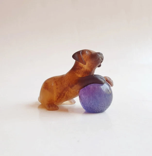 Jean-Pierre Demarchi Pate de Verre Glass Sculpture for Daum, Figural at | pierre de