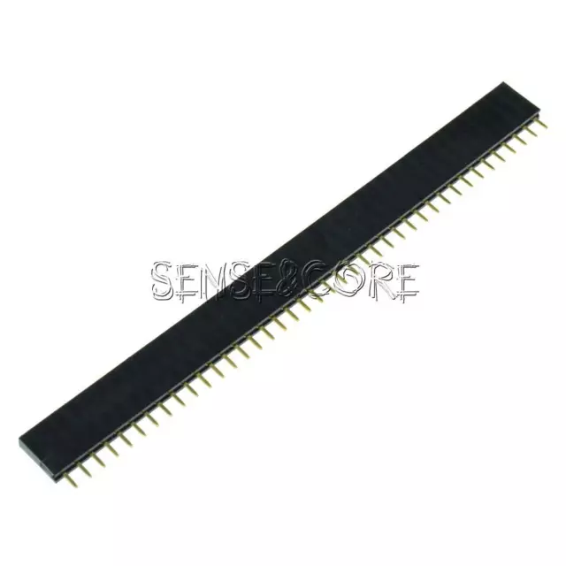 10Stks 40Pin 2.54mm  Single  Row Straight  Female Pin Header Strip PBC Ardunio