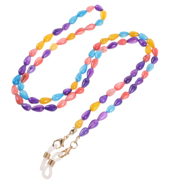 Perlen Brille Gurt Dekorative Brille hängende Kette Perlenbrille Lanyard Lanyard