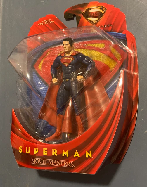 New Superman Man Of Steel Movie Masters Dc Comics 2013 Action Figure Nip