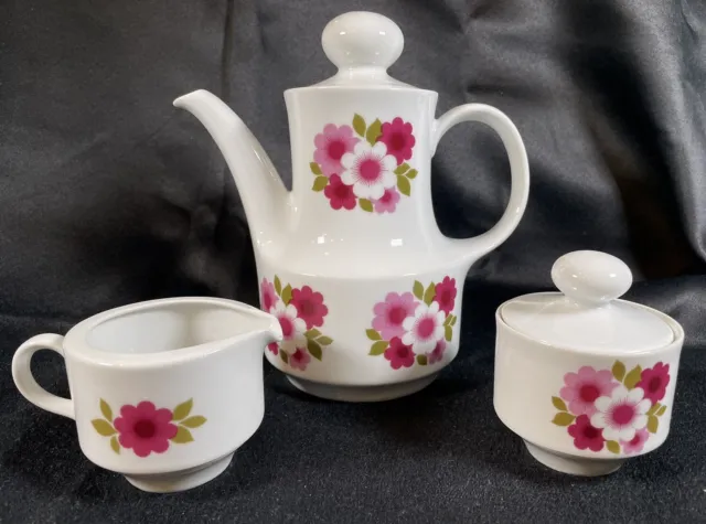 MCM Mitterteich Bavaria Coffee Pot, Creamer, Sugar Bowl