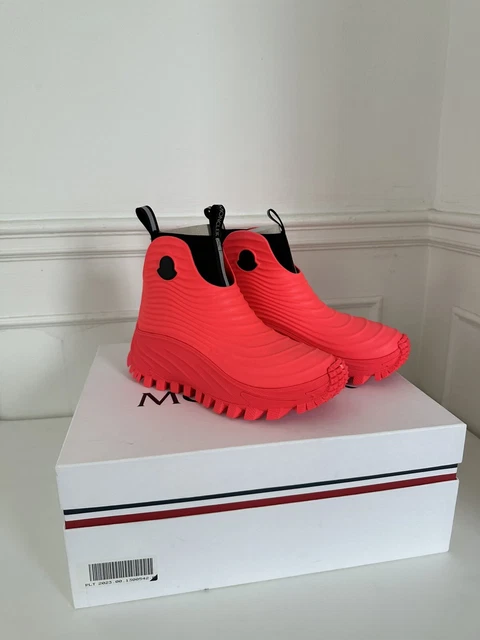 Moncler Genius Alicia Keys Acqua High Boot in Coral