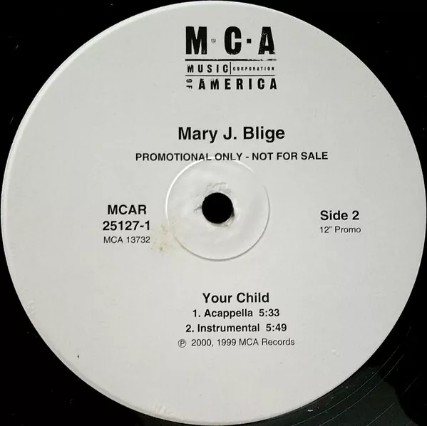 Mary J. Blige - Your Child (12", Promo) 2