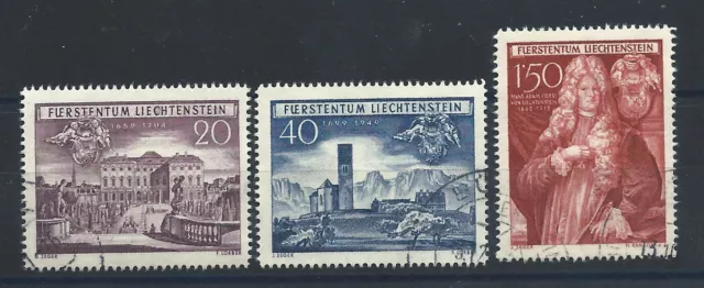 Liechtenstein N°243/45 obl (FU) 1949 - Acquisition de Schellenberg