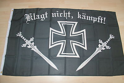 3943  Fahne Flagge Eisernes Kreuz Deutschland wehre dich 150 x 90 